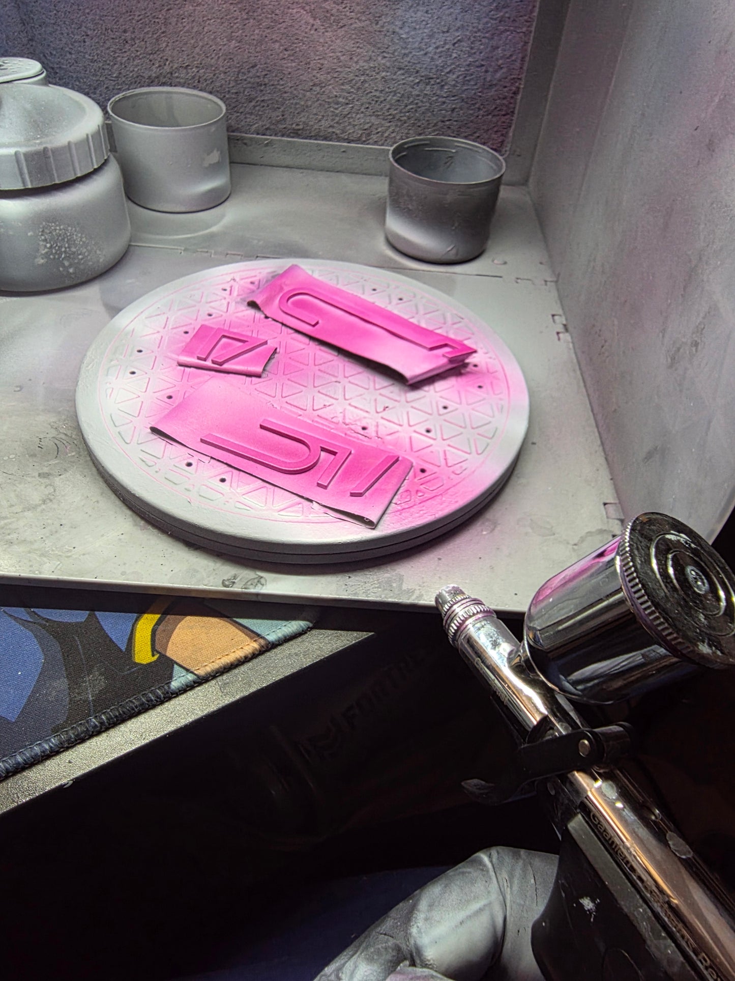 Ready to Ship - Custom "STI Pink" OEM Subaru Emblem Ornament Badge