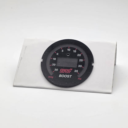 AEM & Innovate STI Gauge Custom Faces – X-Series & Classic - Subaru WRX / STI
