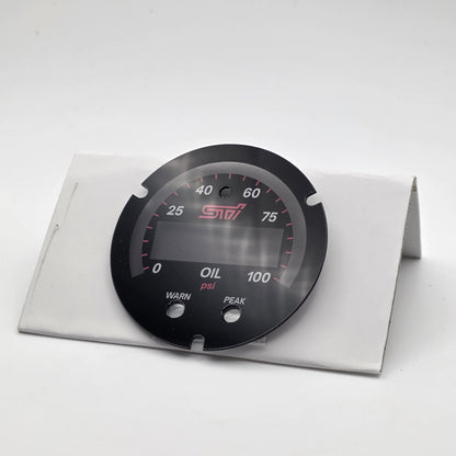 AEM & Innovate STI Gauge Custom Faces – X-Series & Classic - Subaru WRX / STI