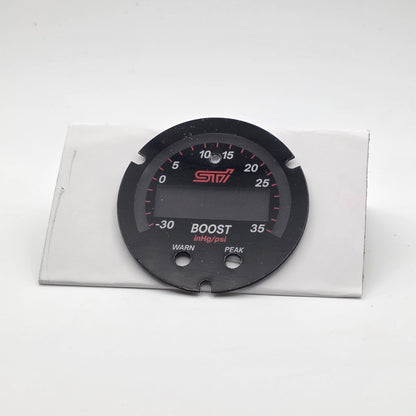 AEM & Innovate STI Gauge Custom Faces – X-Series & Classic - Subaru WRX / STI