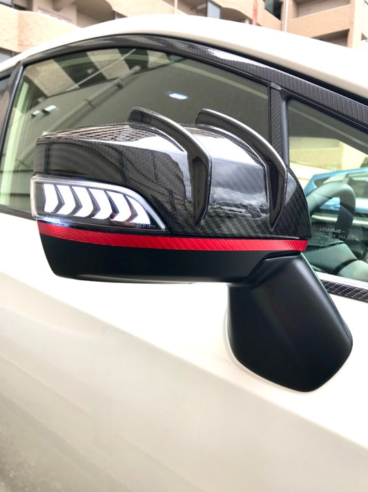 AVEST “Vertical Arrow” Sequential Mirror Turn Signals - Black - Subaru