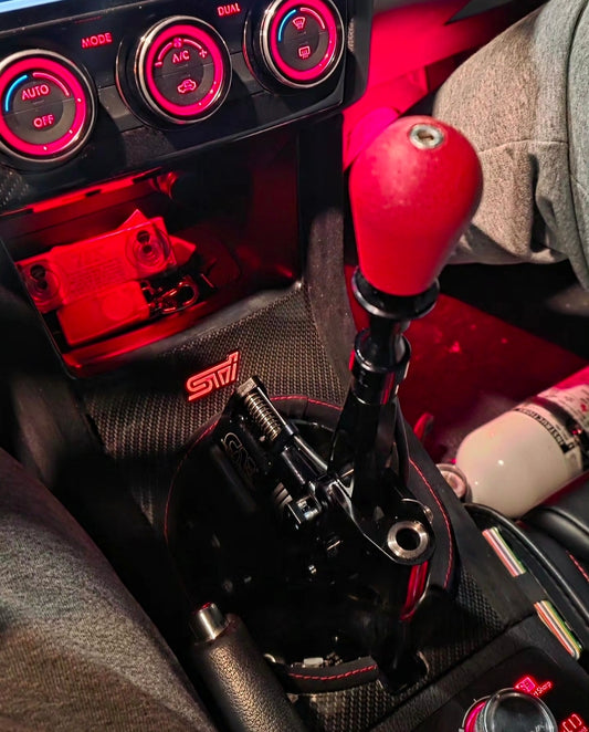 Alcantara / Ultrasuede® Fabric Shifter Wings Trim Wrap – DIY Kit for 2015-2021 Subaru WRX STi