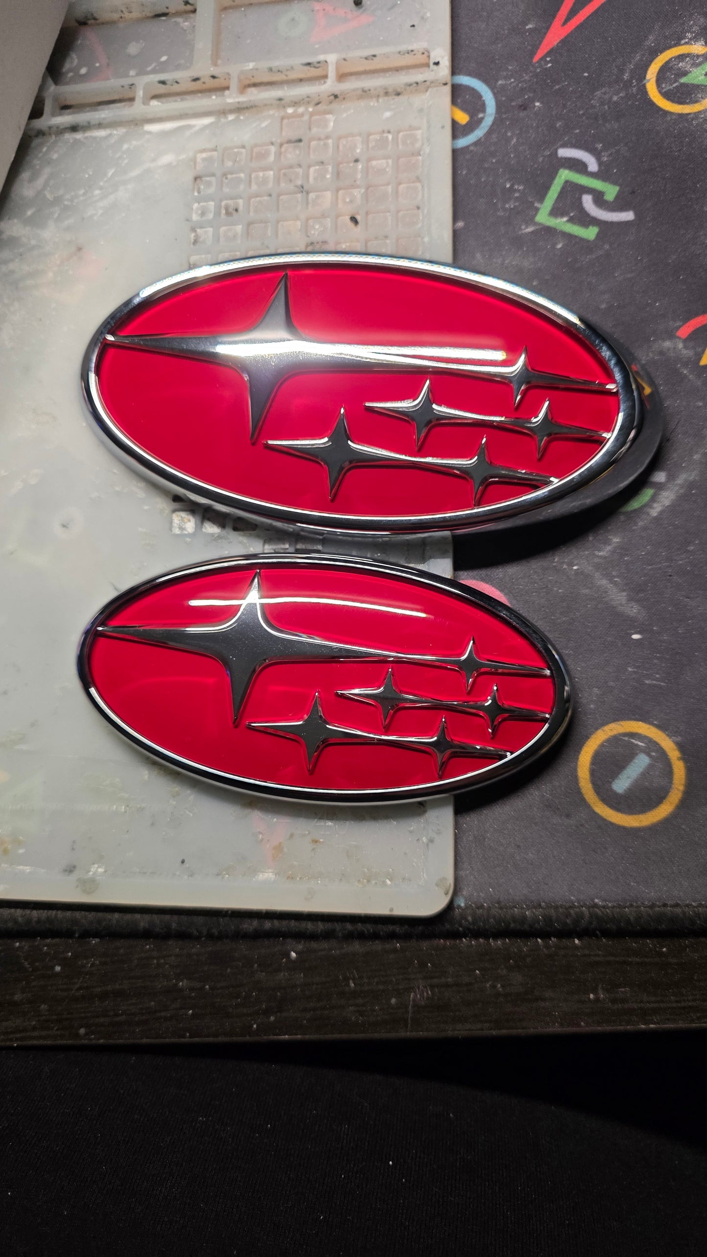 Custom OEM Subaru Emblem Ornament Badge