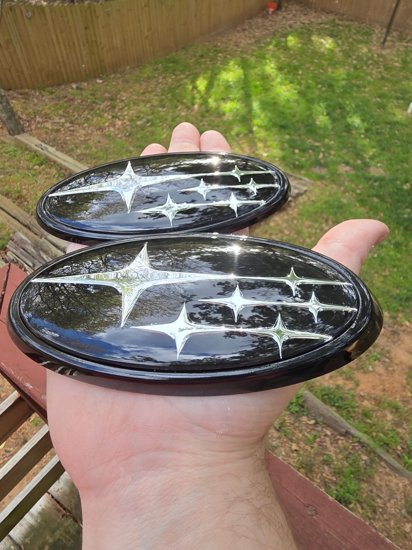 Custom OEM Subaru Emblem Ornament Badge