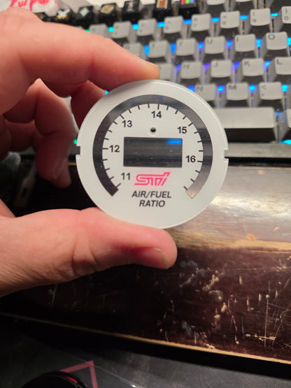 AEM & Innovate STI Gauge Custom Faces – X-Series & Classic - Subaru WRX / STI
