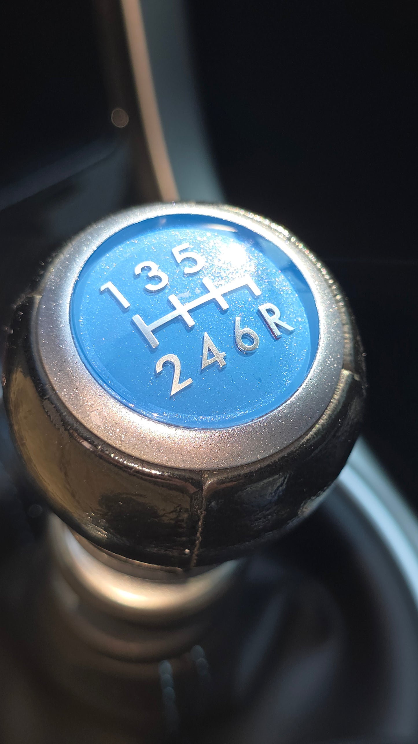 Subaru 6-Speed Shift Knob - WRX STI BRZ | OEM Custom Inlay & Trim Ring