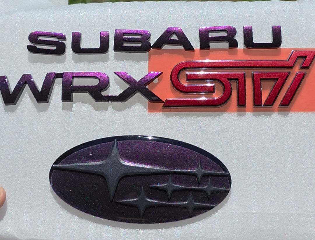 Custom OEM Subaru Emblem Ornament Badge
