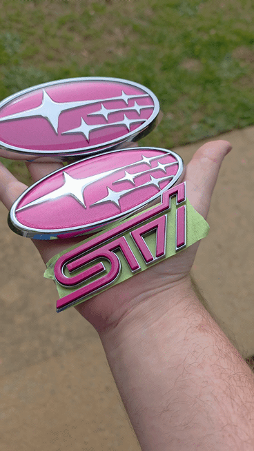 Custom OEM Subaru Emblem Ornament Badge